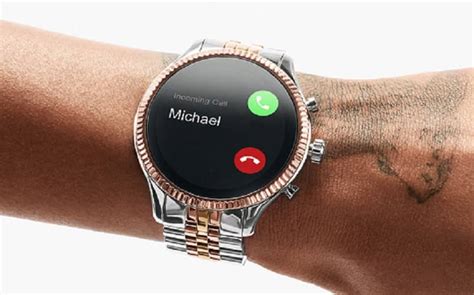 can you call on michael kors smartwatch|How to ANSWER CALLS on Michael Kors Smartwatch .